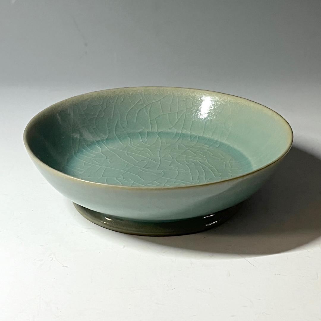 唐物 青磁洗 中国美術 古玩 擺件 SN785