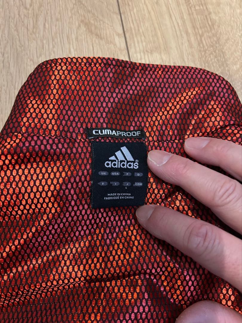 超美品 アディダス プロフェッショナル グラコン ウィンブレＬ 裏地 防寒