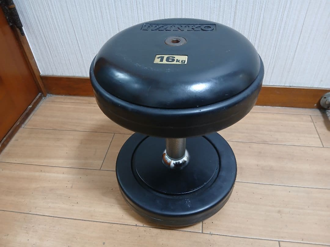 ②IVANKO(イヴァンコ) SDKR ダンベル(ラバー) 16kg x 1個