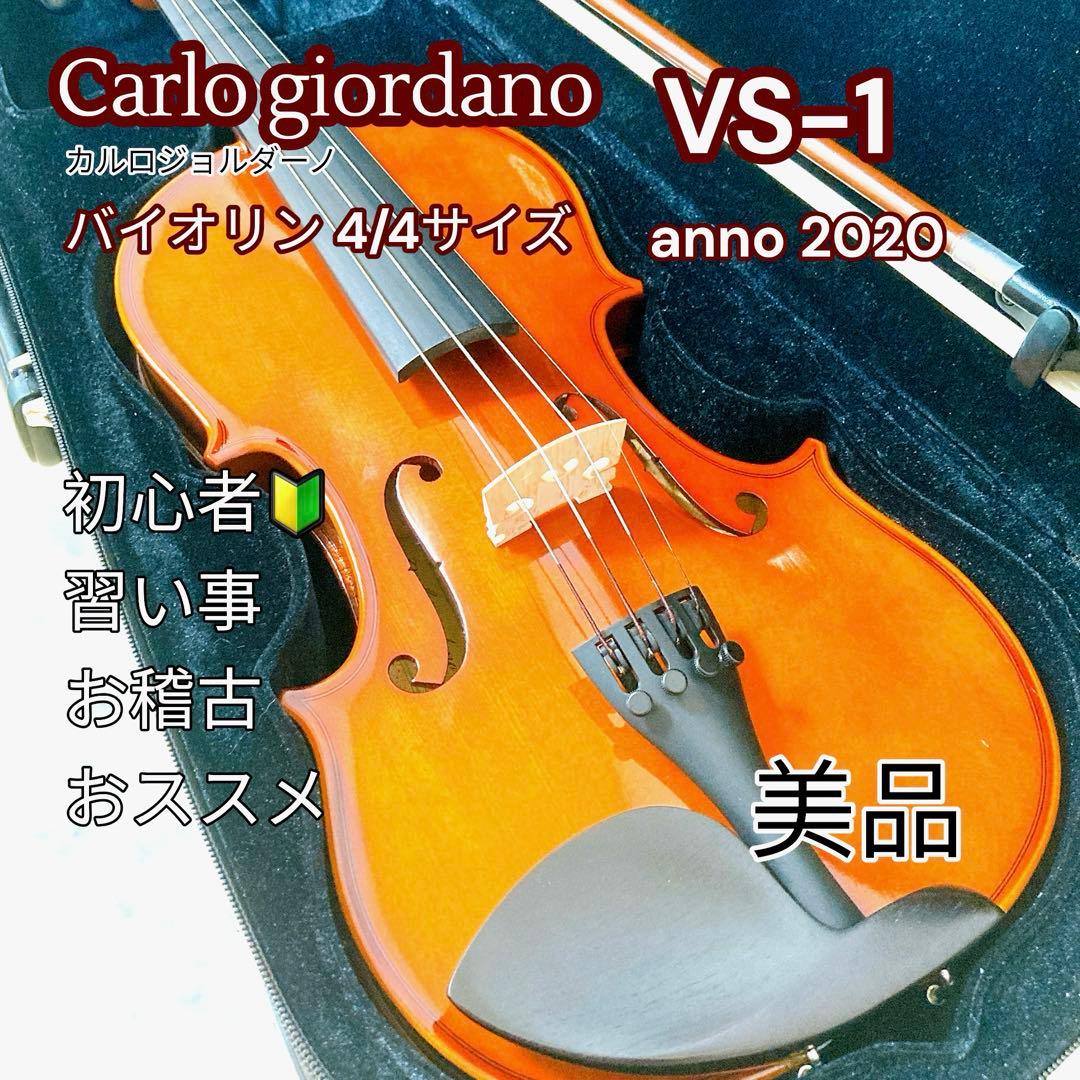 Carlo giordano バイオリン VS-1 4/4 初心者 お稽古 美品