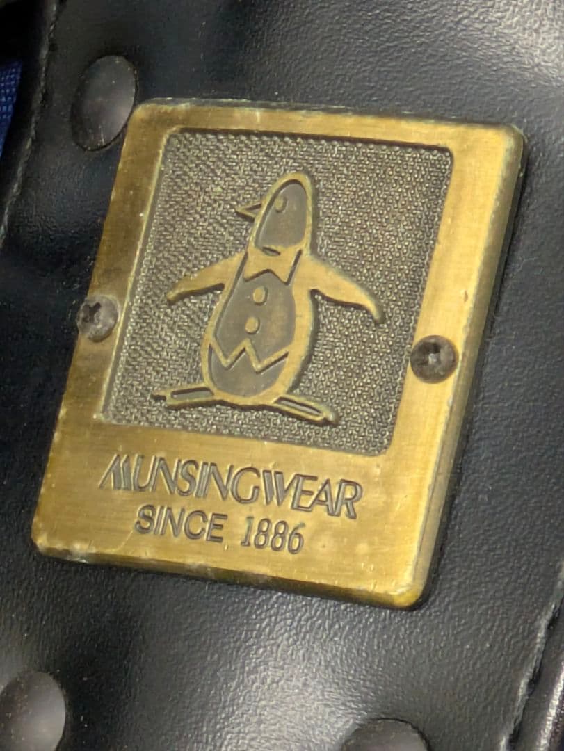 MUSINGWEAR マンシングウェア ゴルフバッグ 青/赤