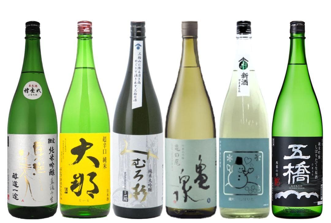 No.0119 東洋美人 みむろ杉 亀泉 いづみ橋 大那 五橋