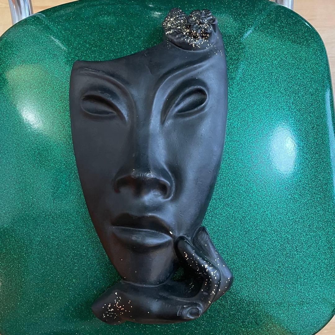 50sアメリカアンティーク仮面ハーレークイーン壁掛けUSAヴィンテージロカビリー