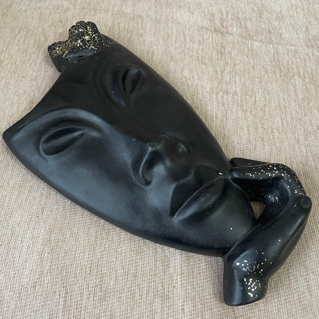 50sアメリカアンティーク仮面ハーレークイーン壁掛けUSAヴィンテージロカビリー