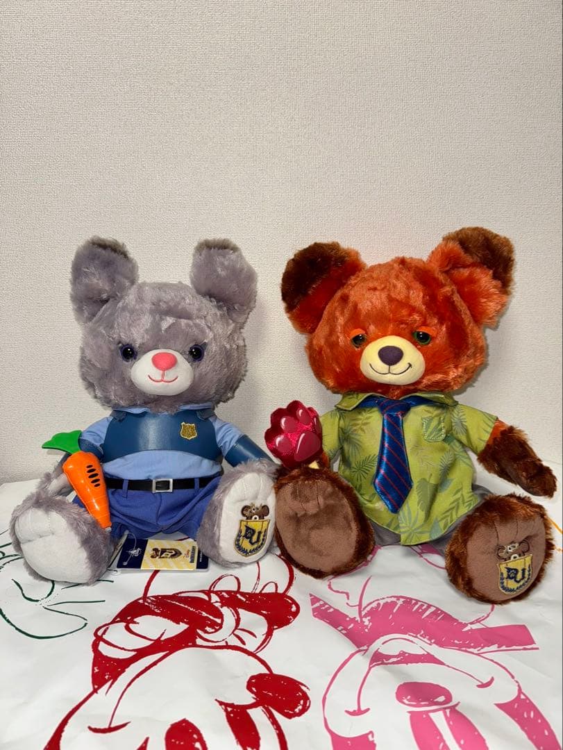 ユニベアシティ ズートピア ニック ジュディ パウシクル パウキャロット