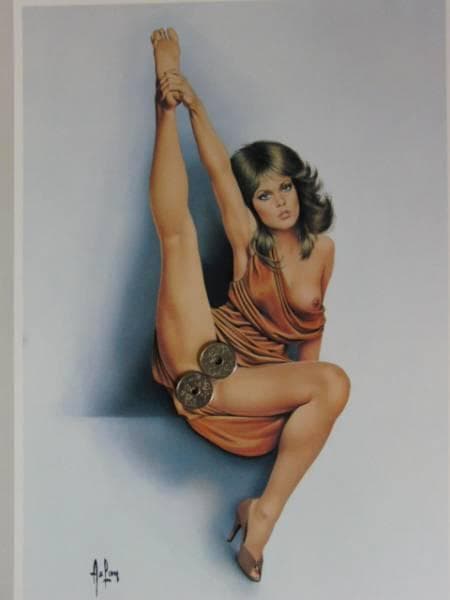 アスラン・グールドン　L　美女、SEXY、フランス有名作家、入手困難・激レア品