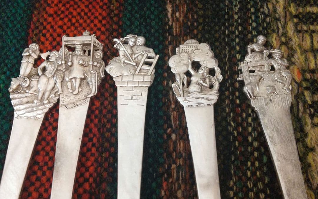 【ヴィンテージ】銀のスプーン アンデルセン童話 830 カトラリー