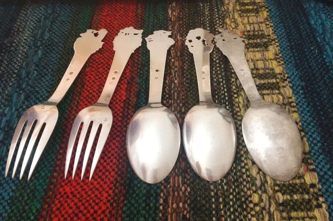 【ヴィンテージ】銀のスプーン アンデルセン童話 830 カトラリー