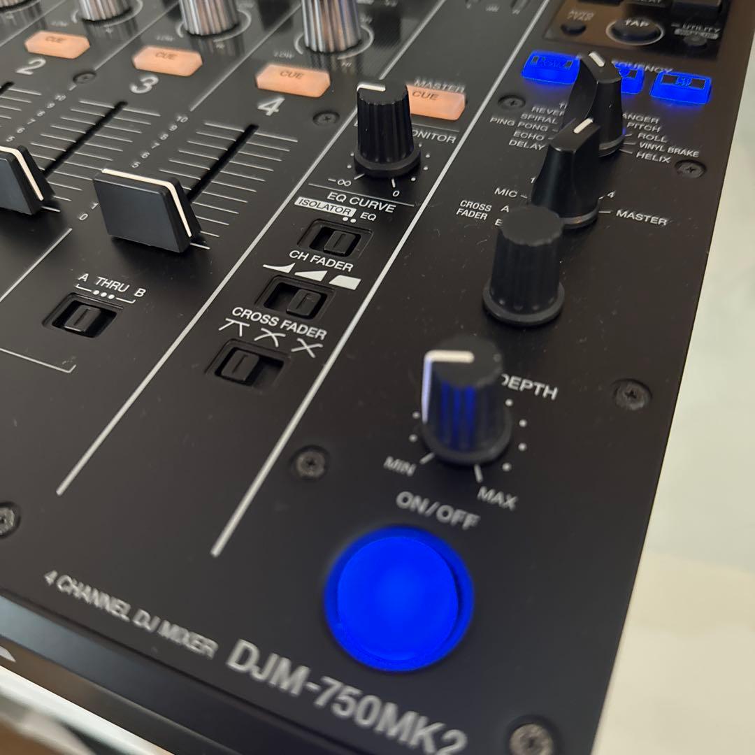Pioneer DJ DJM-750MK2 完動美品自宅使用のみ箱電源ケーブル付
