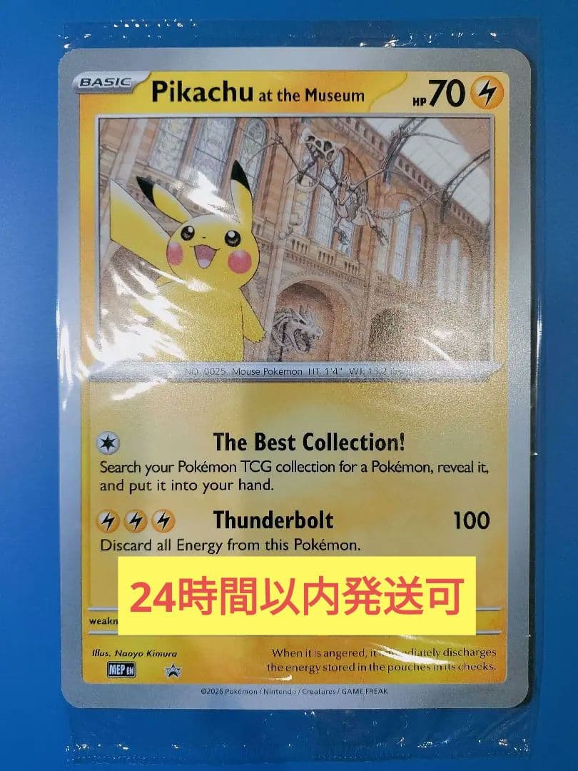 【新品未開封】 Pikachu at the Museum