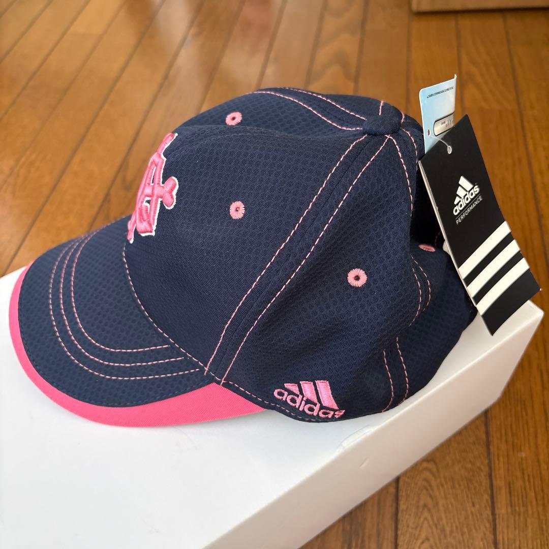 【新品】adidas アディダス 帽子 ジャイアンツ　ネイビー ピンク
