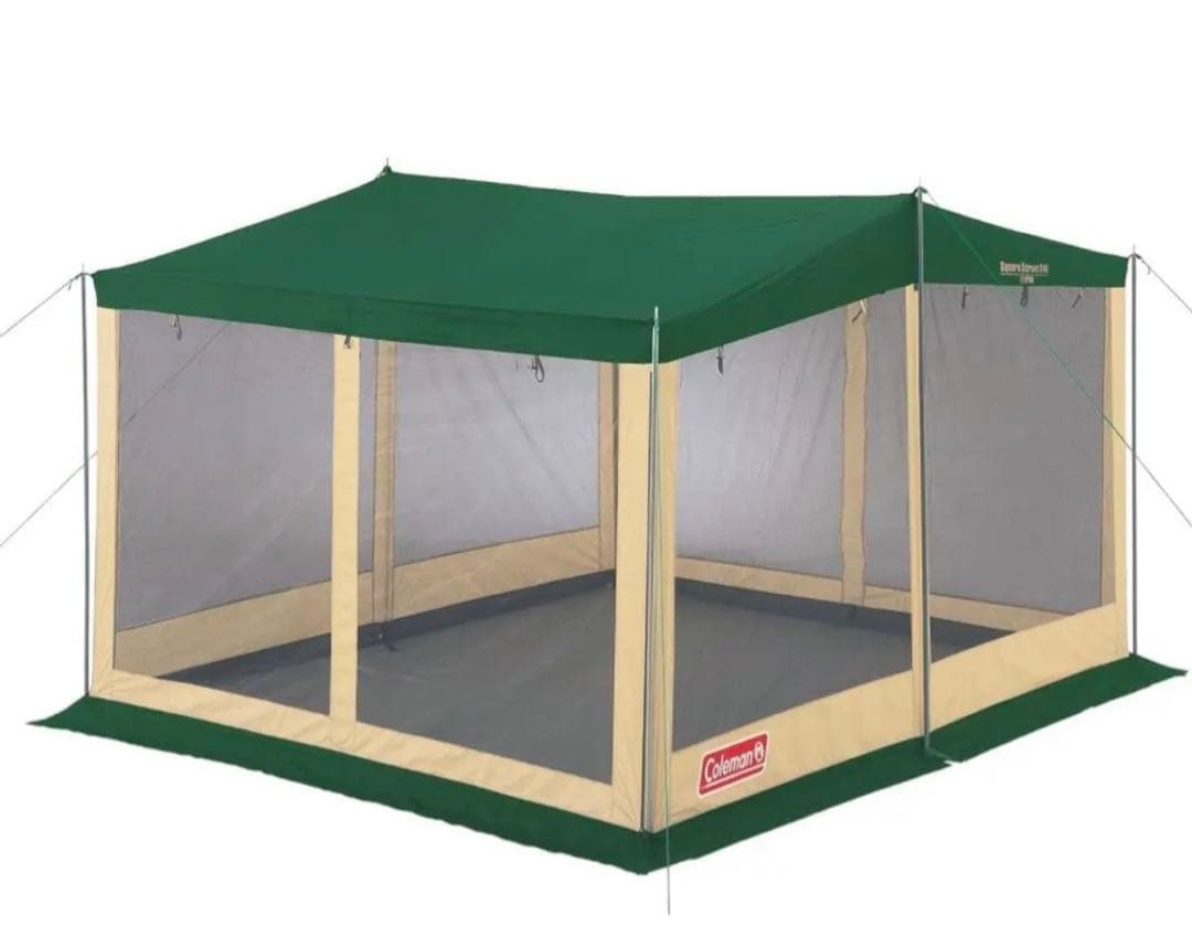 【美品】コールマン スクエアスクリーン340 タープ