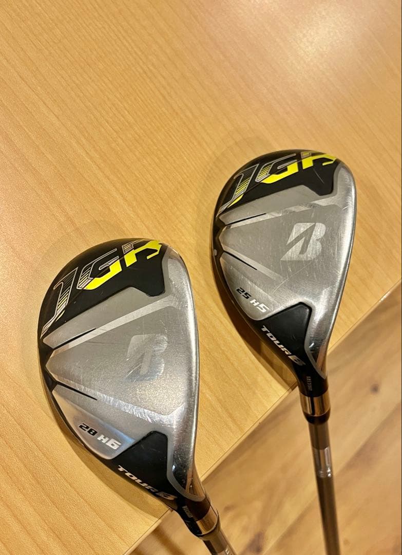 ブリジストンユーティリティ２本セット(5U 25°、6U 28°)