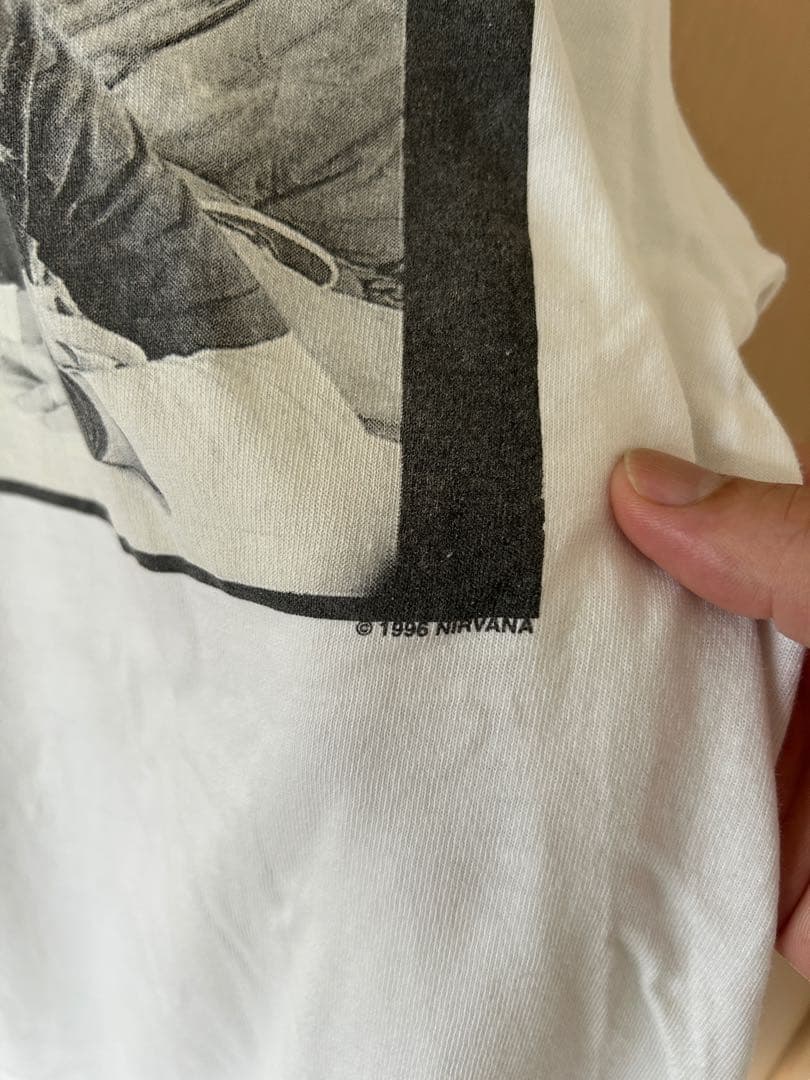 90s ビンテージ NIRVANA ニルヴァーナ フォト　Tシャツ　XL