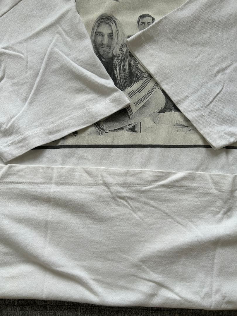 90s ビンテージ NIRVANA ニルヴァーナ フォト　Tシャツ　XL