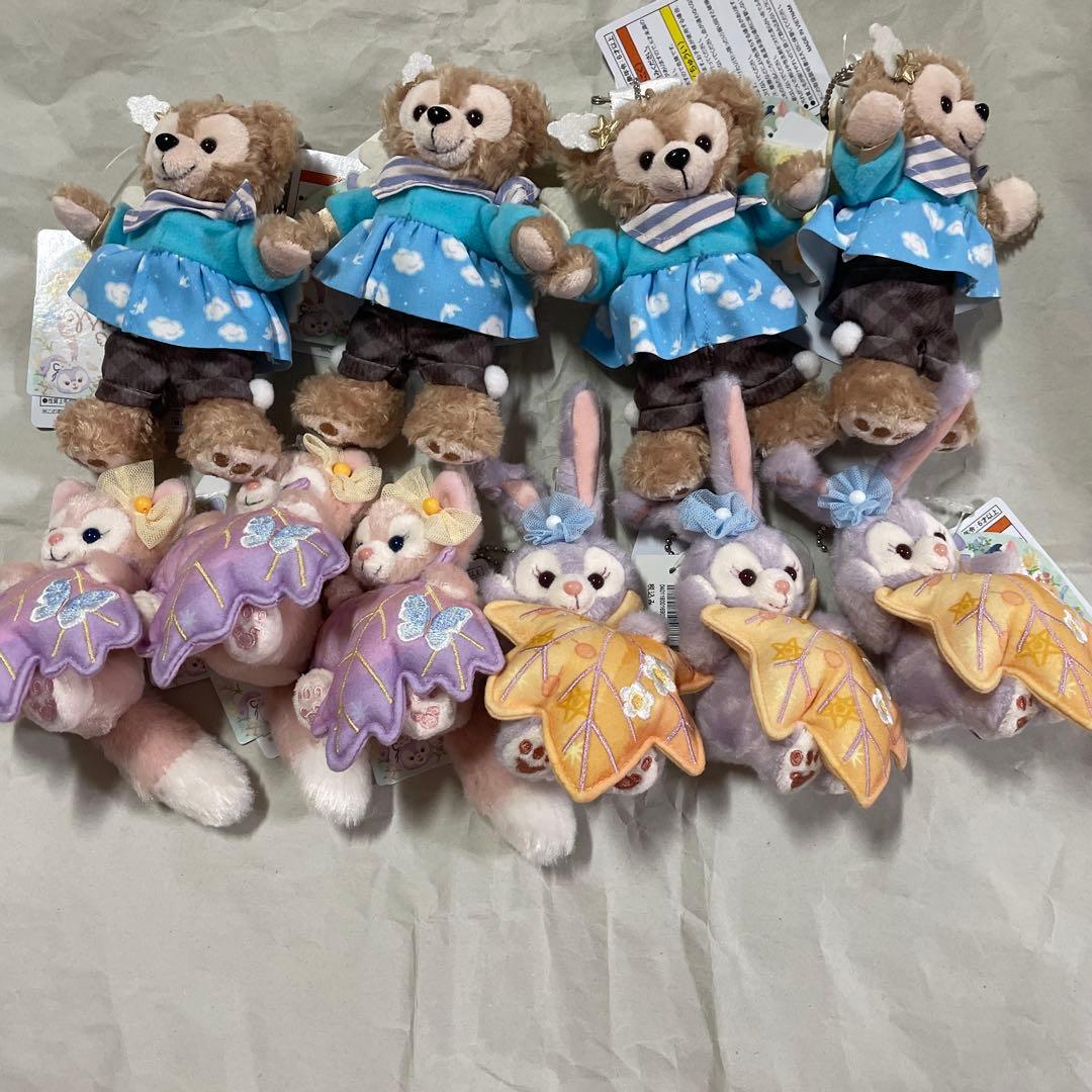 ディズニー　リゾート　ウィッシングウィングス　ぬいぐるみバッジ