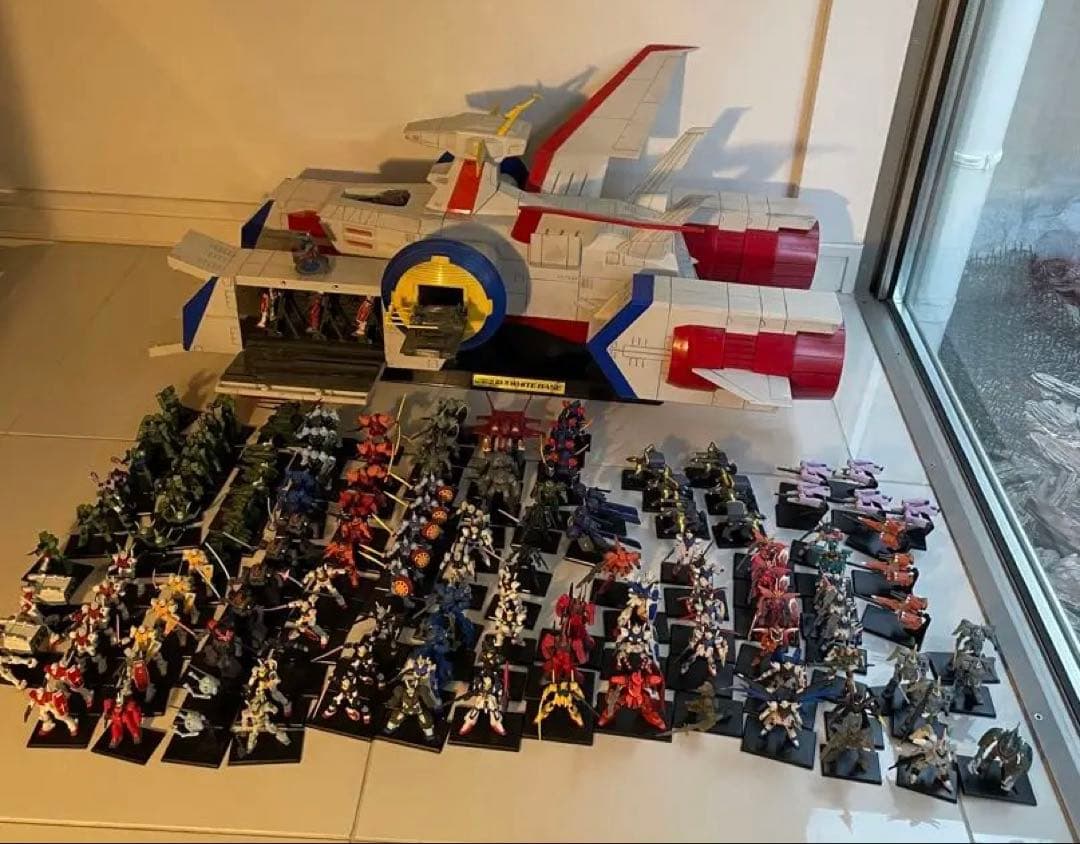 ガンダムコレクション1/400 ホワイトベース、モビルスーツ142体セット売り
