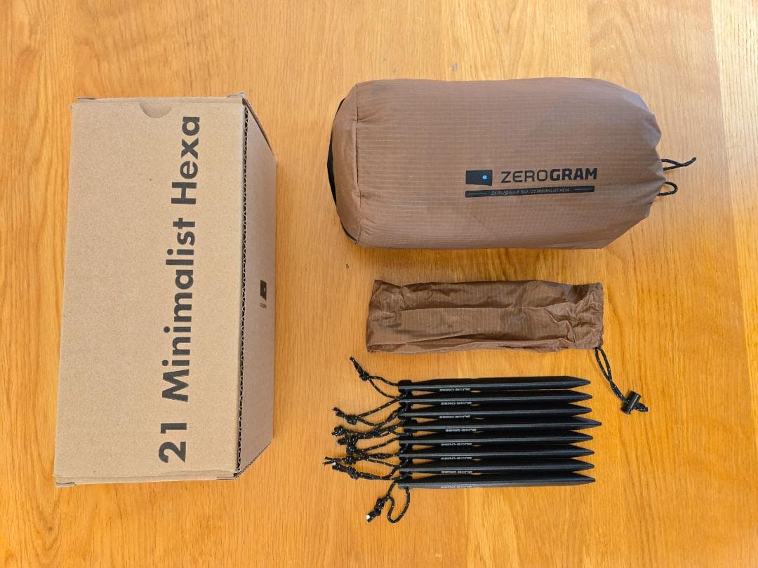 【美品】ZEROGRAM Minimalist Hexa タープ （ベージュ）