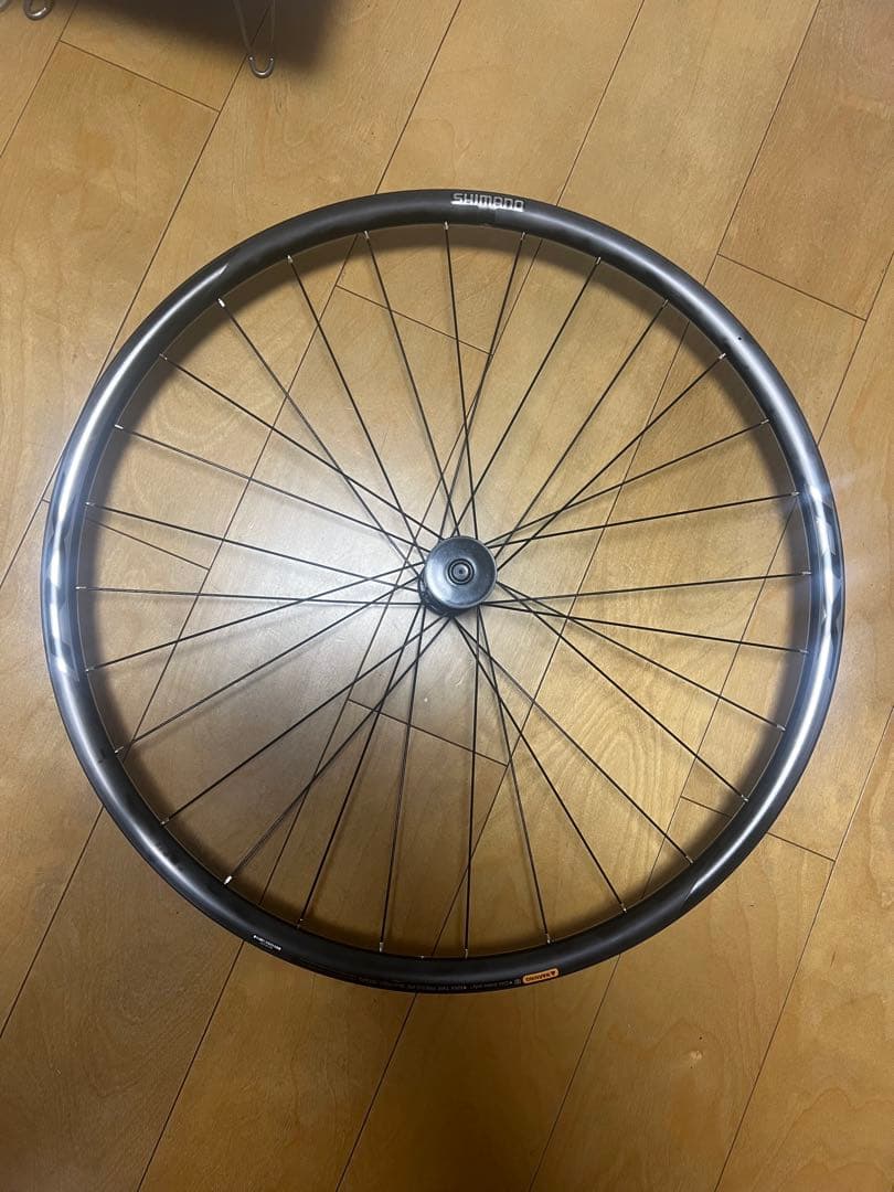 シマノ　ロードバイク　ディスクホイール　フロント