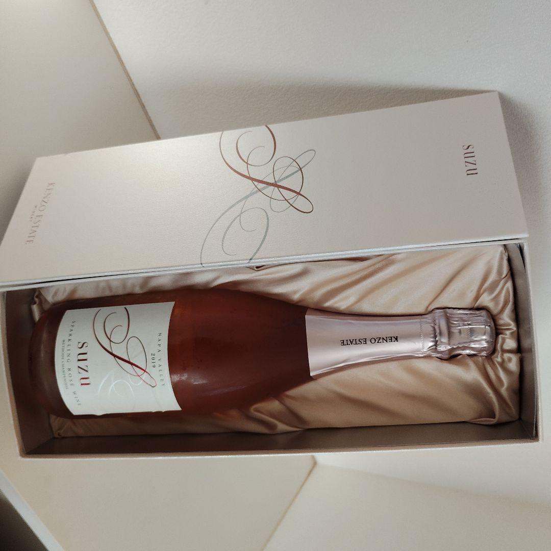 ケンゾーエステート　SUZU スパークリングロゼワイン 750ml 2019年産