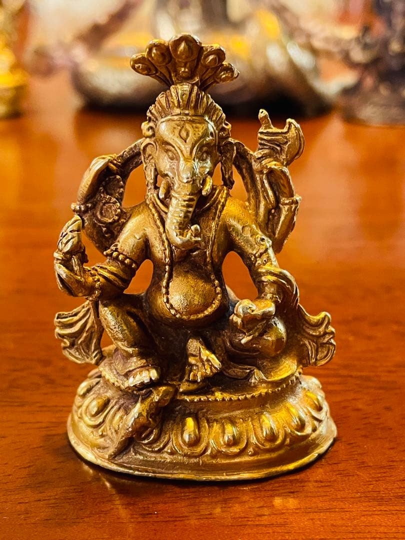 新品 送料無料 ガネーシャ 置物 チベット密教 ガネーシャ神様 ヒンドゥー教c