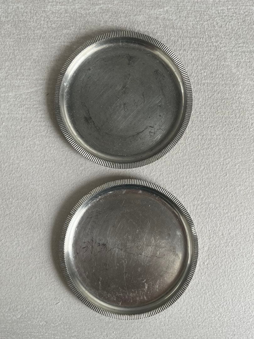 デンマーク　アールデコ　コースター 2枚セット　ユストアナセン　アンティーク