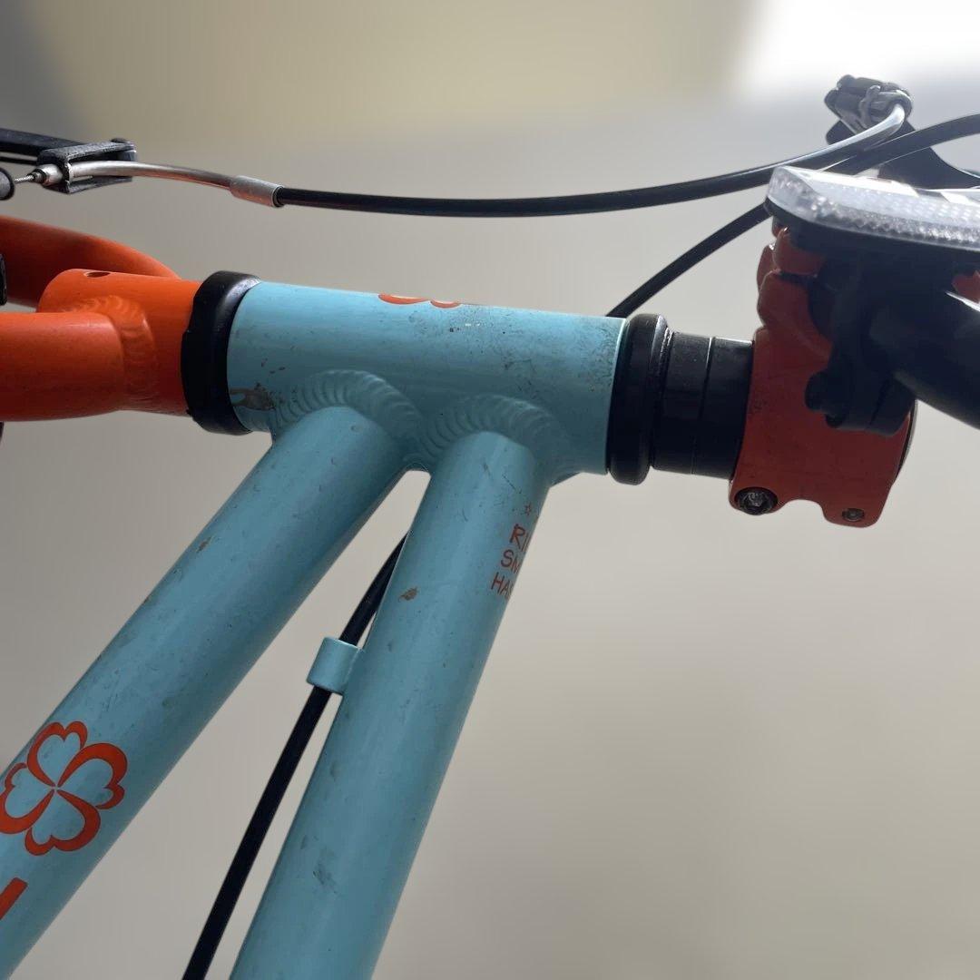 送料込み　ヨツバサイクル　ラムネブルー　18インチ