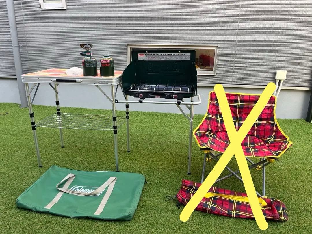 コールマン　キャンプ用品一式　定価約4万円相当