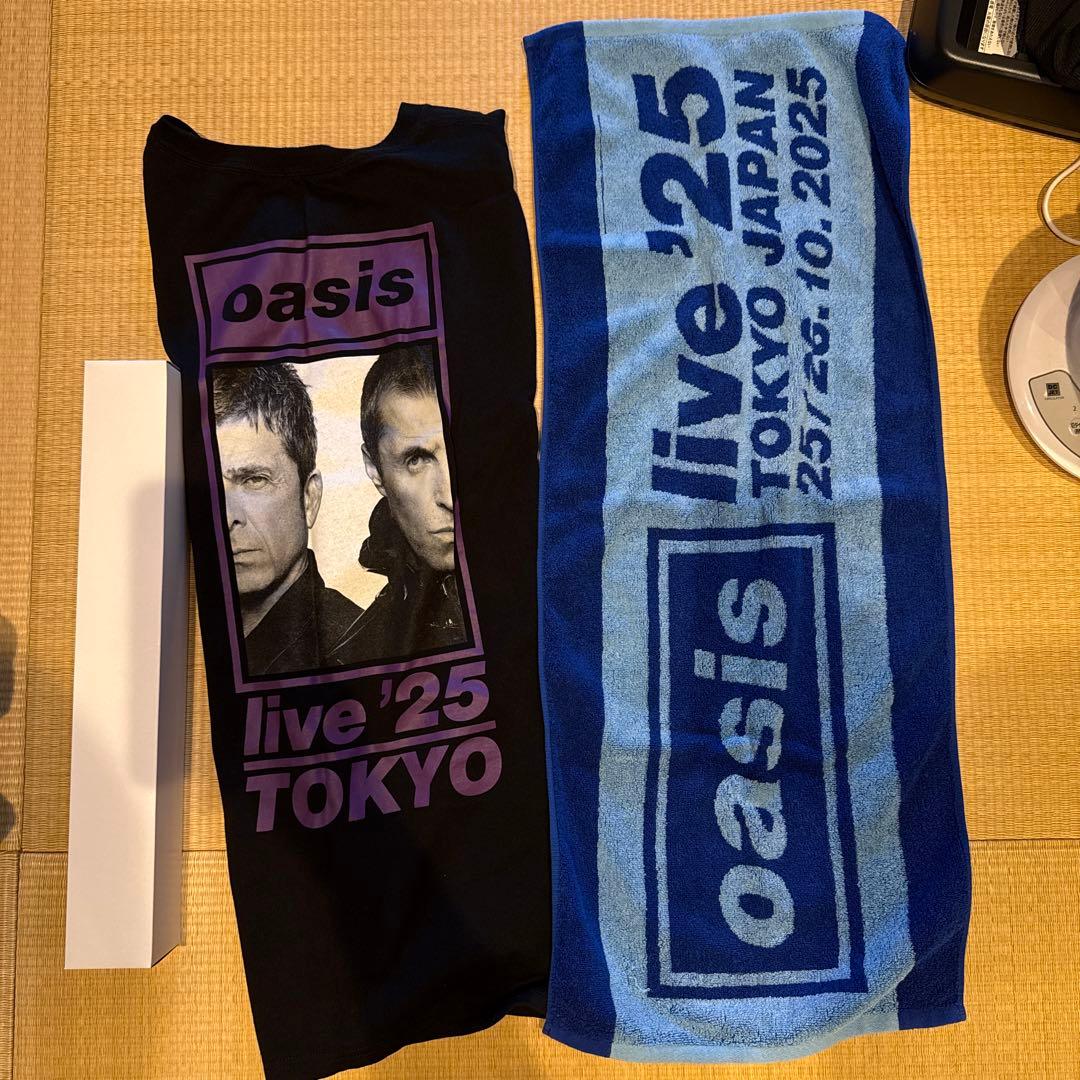 oasis live '25 Tシャツ XL + タオル ＋ ポスター セット