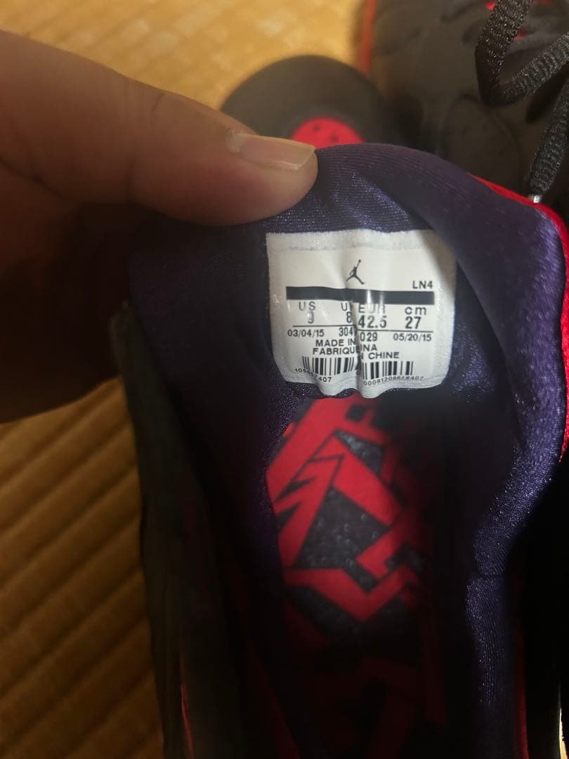 Jordan Air Jordan 7 ブラック/レッド/グリーン