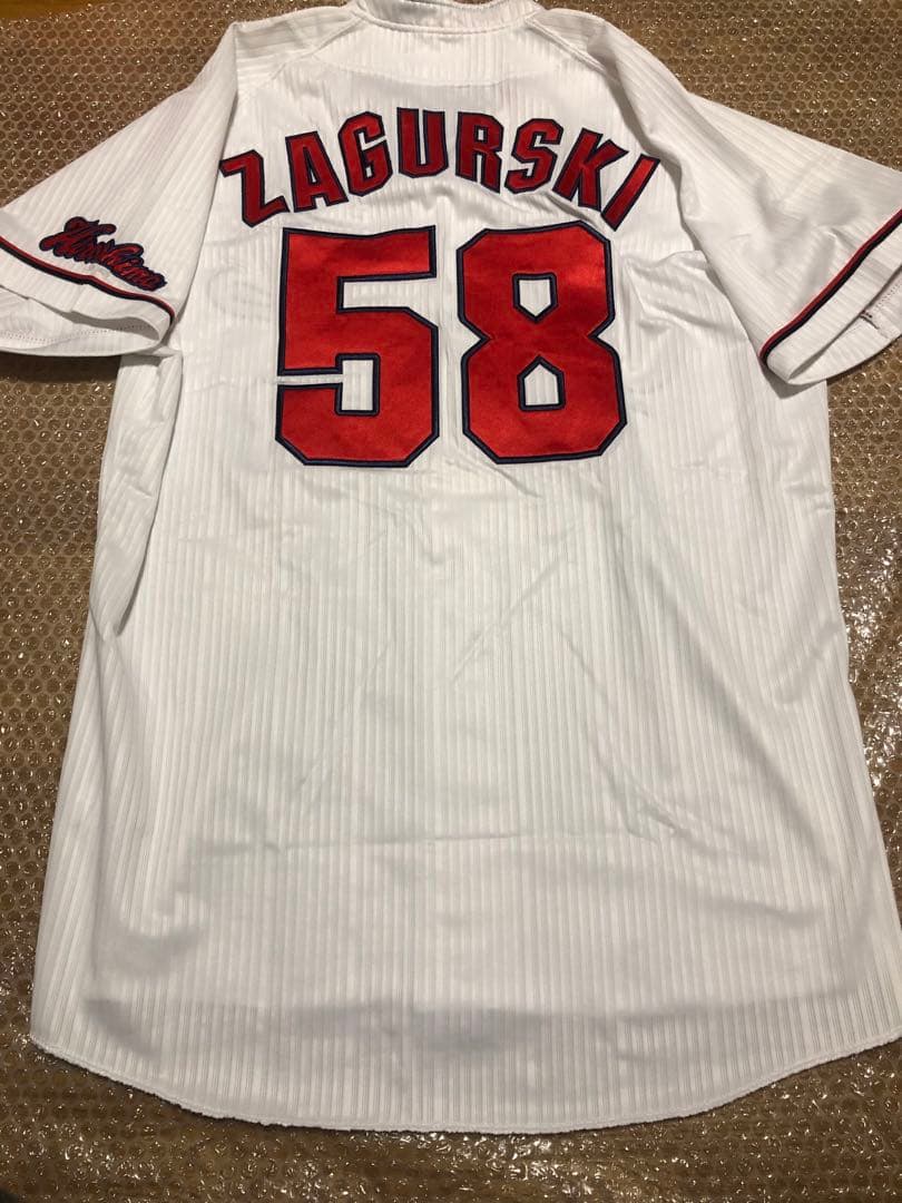 広島東洋カープ　マイク　ザガースキー　♯58 ハイクオリティユニフォームOサイズ