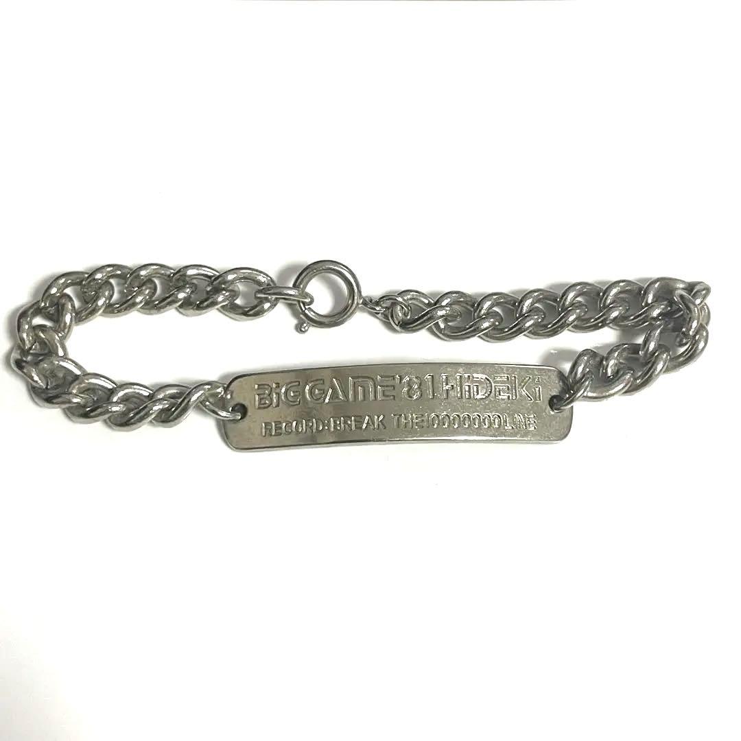 限定品 BIG GAME'81 HIDEKI ブレスレット 西城秀樹 レア 希少