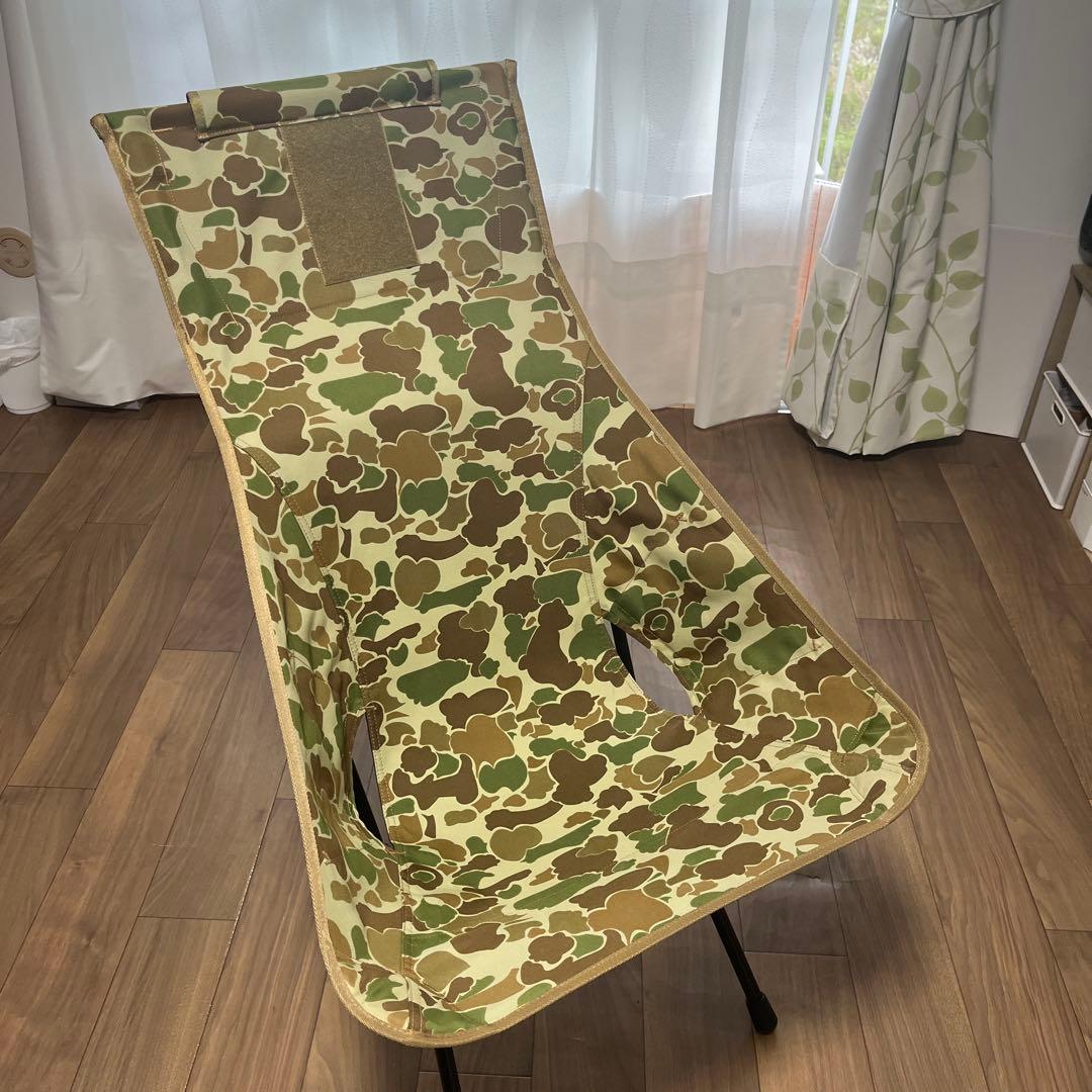 ヘリノックス　タクティカルサンセットチェア　ダックハンターカモ