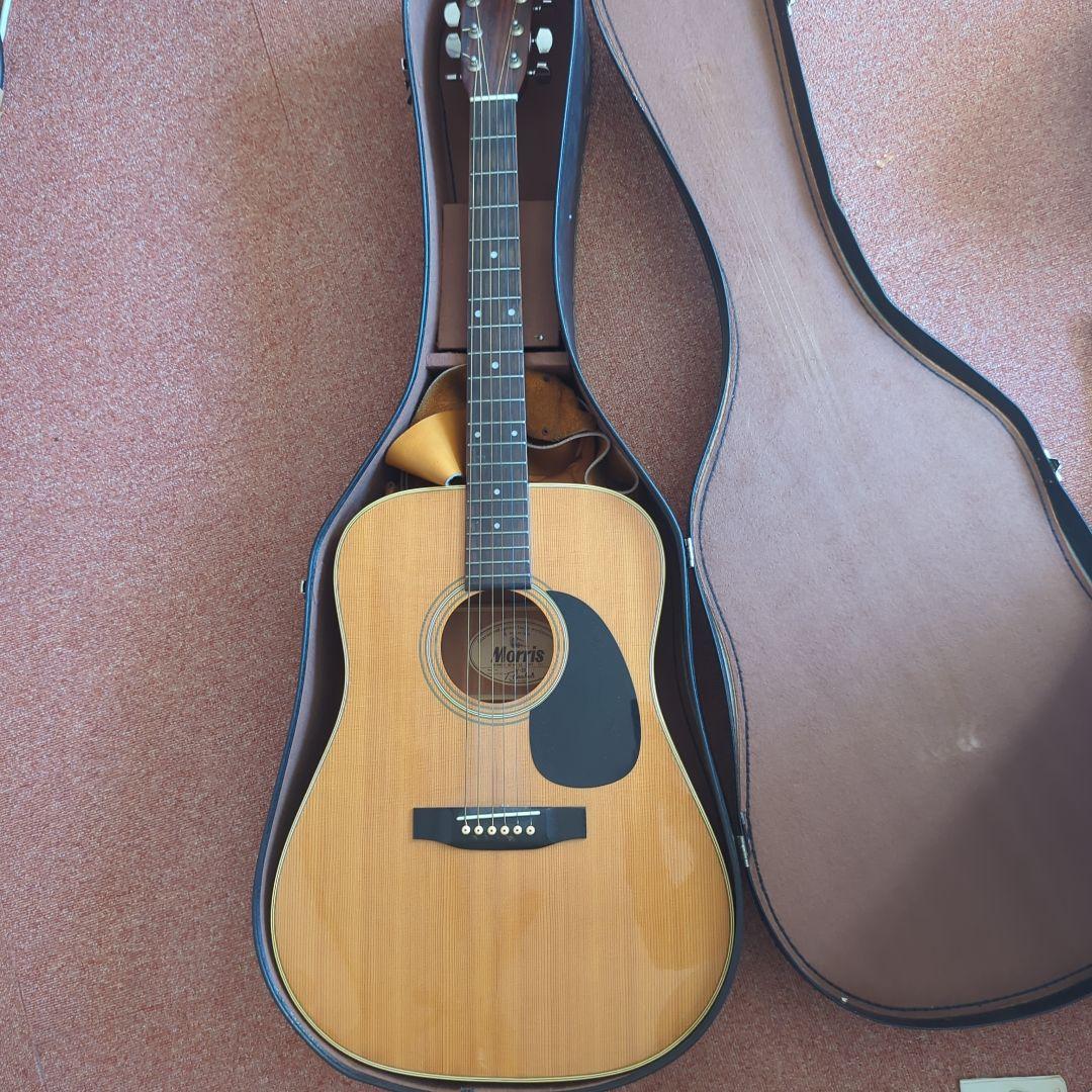 Morris W-20 アコースティックギター ハードケース付き
