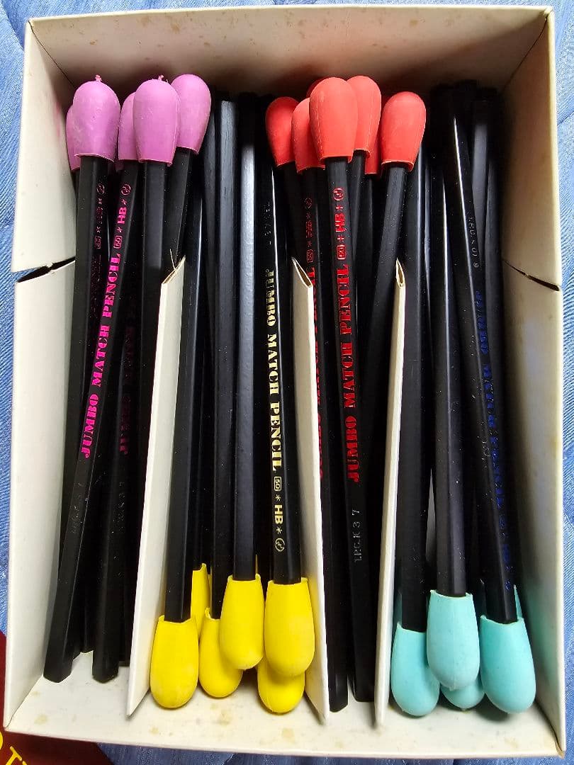 文具女子博　昭和レトロ　ジャンボマッチペンシル　入手不可能品　40本入り