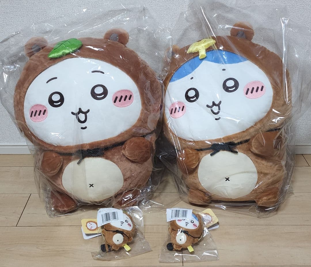 ちいかわくじ ぜったいたぬきだもん 4点セット