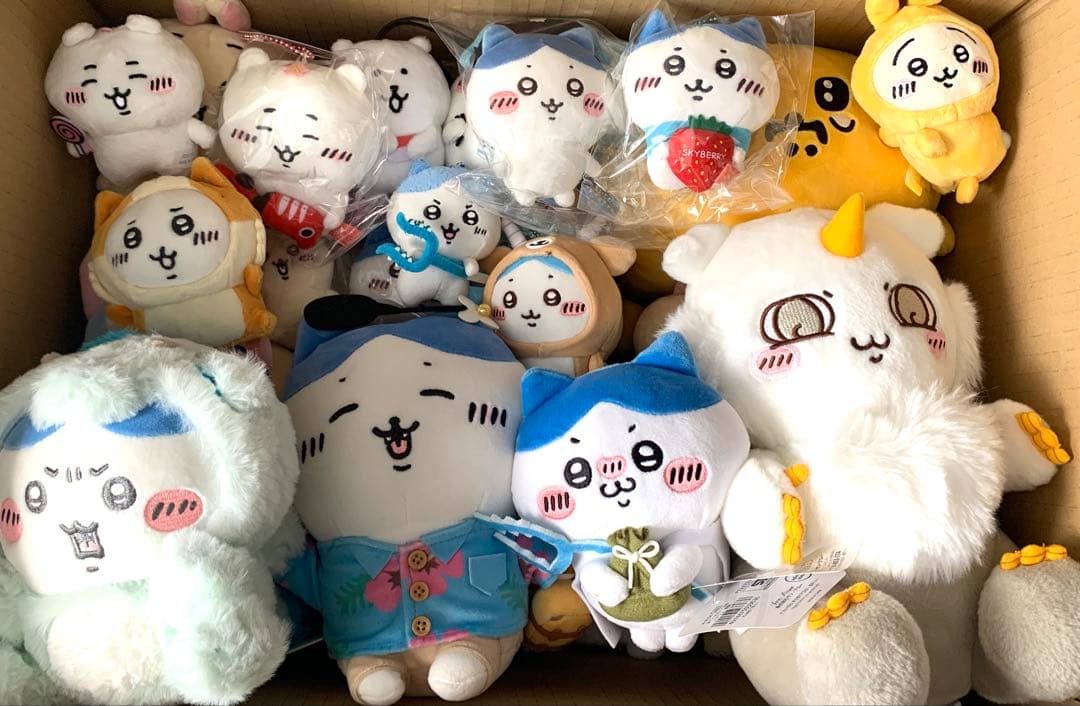 ちいかわ うさぎ ハチワレ　ぬいぐるみ マスコット まとめ売り　30点以上