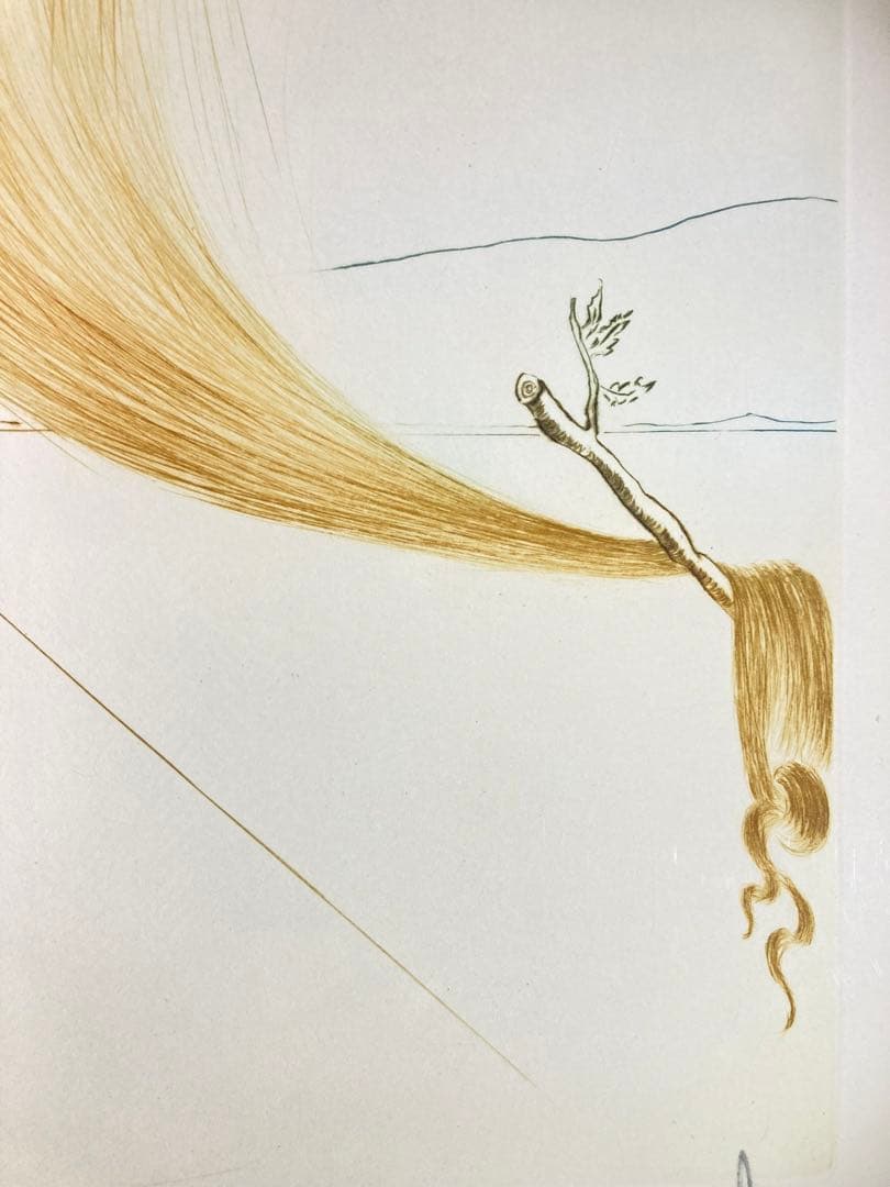 【真作保証】サルバドール・ダリ「神話」エッチング 直筆サイン 保証書有り 版画