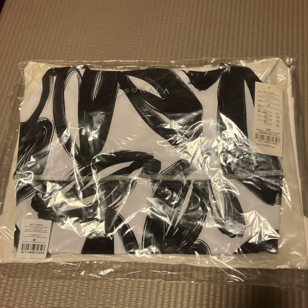 スカーラ　ハートプリントセパレートタンクトップ　M 新品