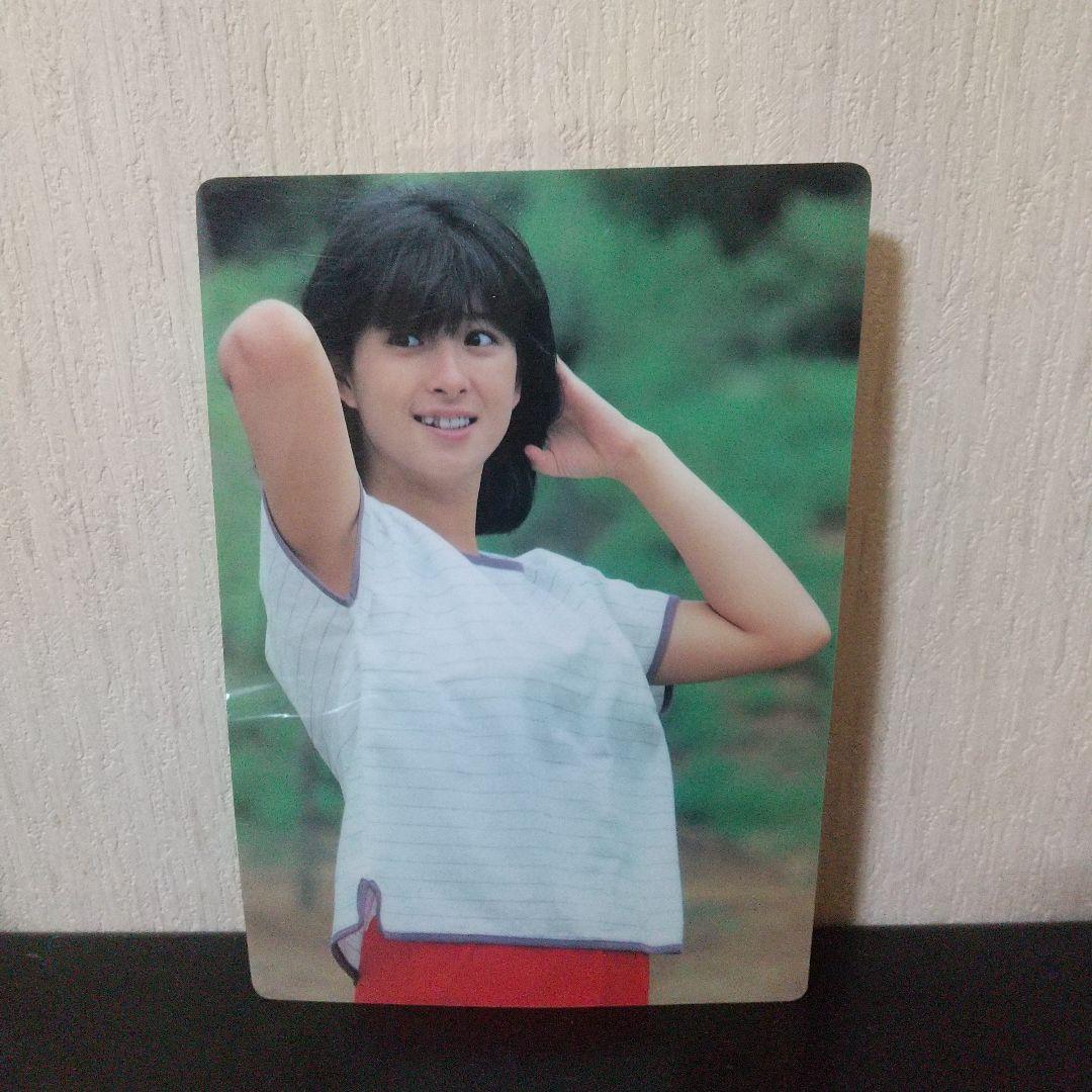 河合奈保子『下敷き』Kawai Naoko 昭和アイドルグッズ 激レア お宝品