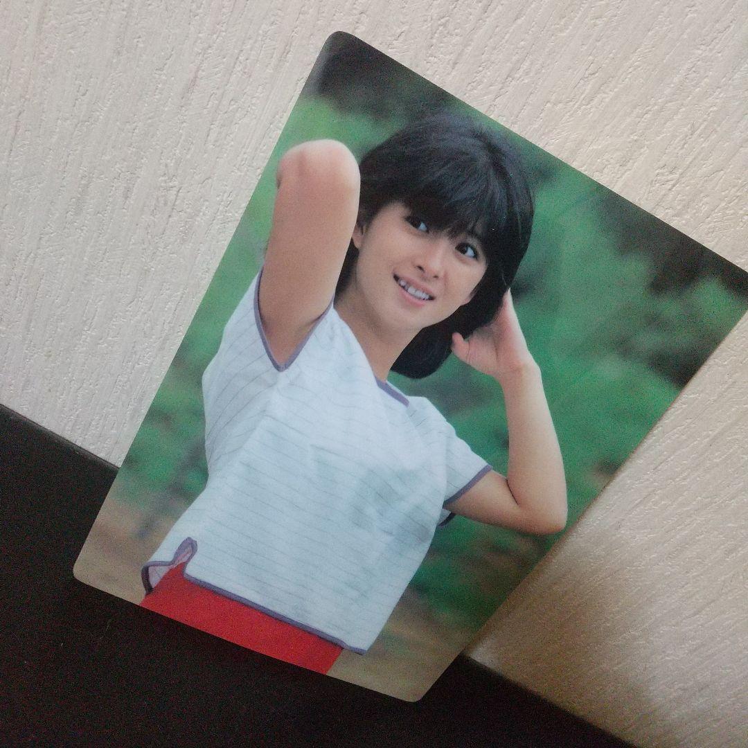 河合奈保子『下敷き』Kawai Naoko 昭和アイドルグッズ 激レア お宝品