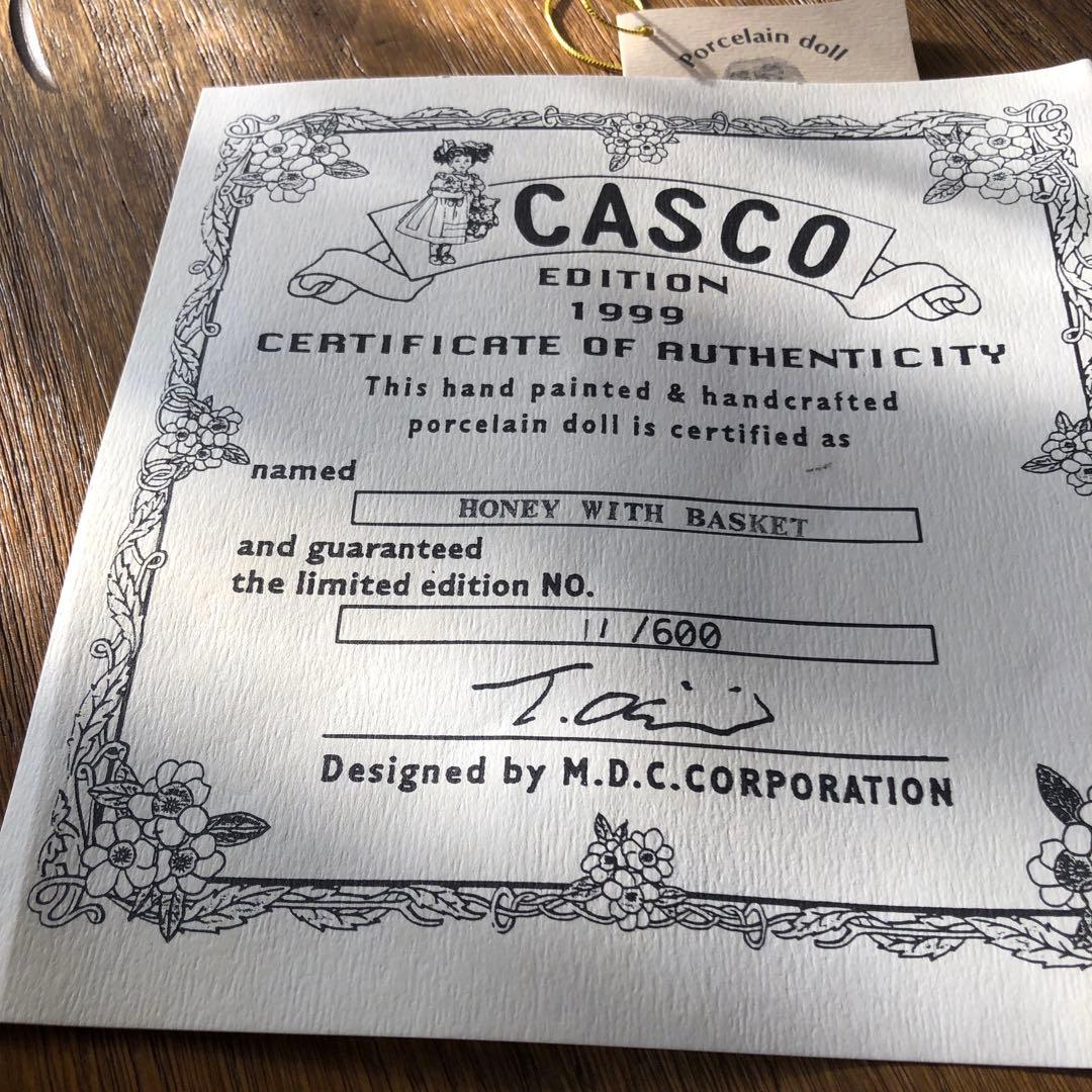 【希少・一桁台】1999年限定 CASCO ビスクドール「Honey」