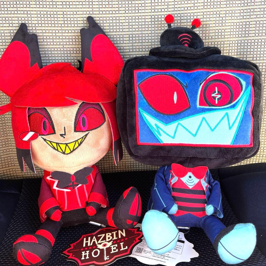 ラウンドワン限定 ハズビンホテル おすわり ぬいぐるみ アラスター ヴォックス