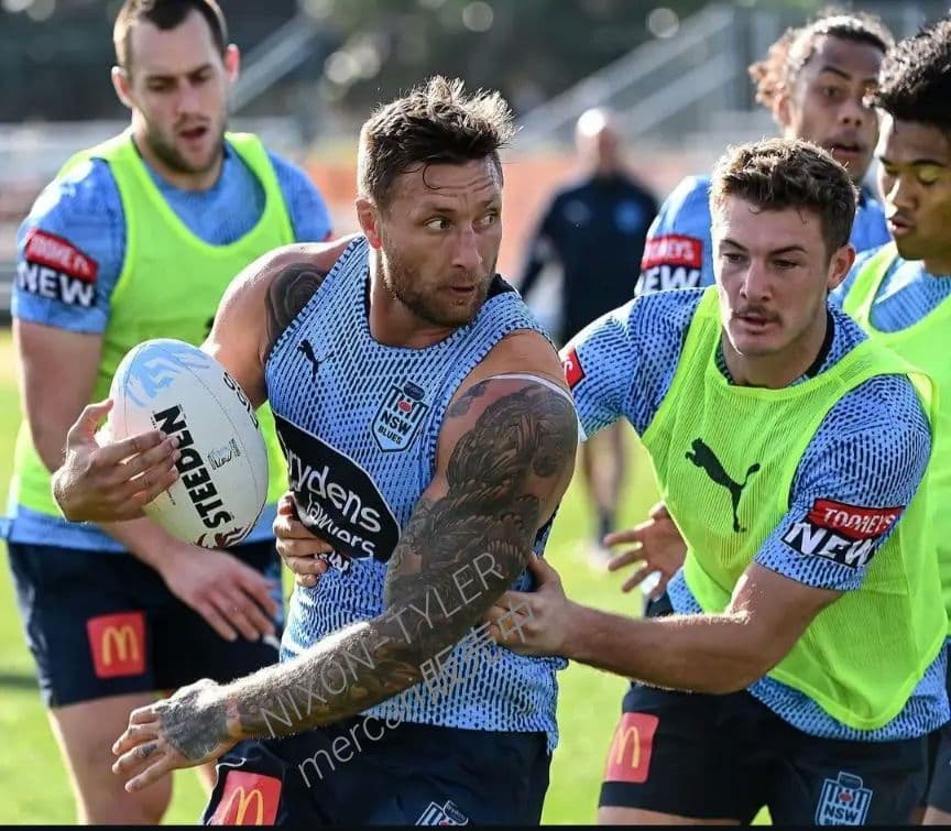 【海外Lサイズ】NRL ＮＳＷ・ブルーズ 2021/22 シングレット