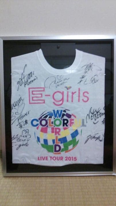 Flower サイン入りTシャツ