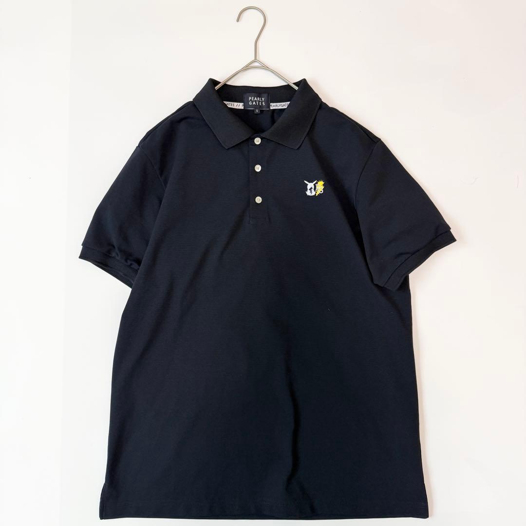 パーリーゲイツ　ポケモン　コラボ　メンズ　2025SS サイズ6 ブラック