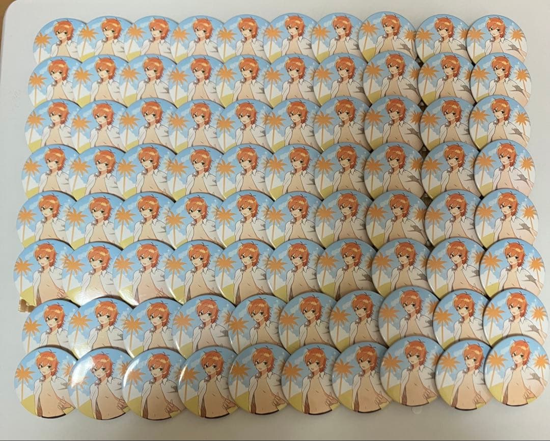 すとぷり ジェルくん 缶バッジ すとめも9 水着