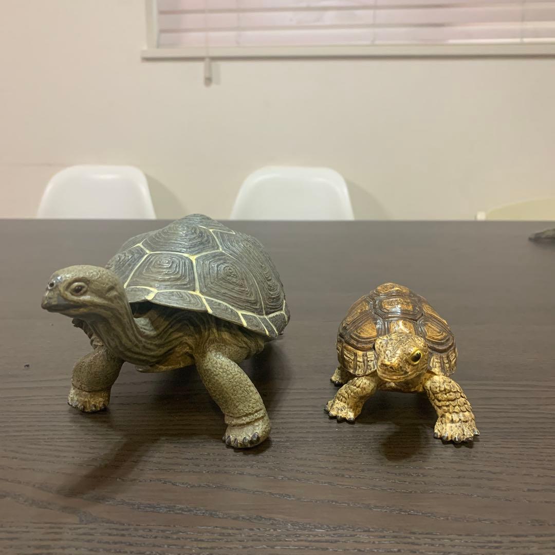 装飾用亀 大小2匹セット