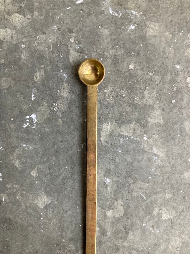 専用ページ　古道具　真鍮　薬匙　匙　5本セット