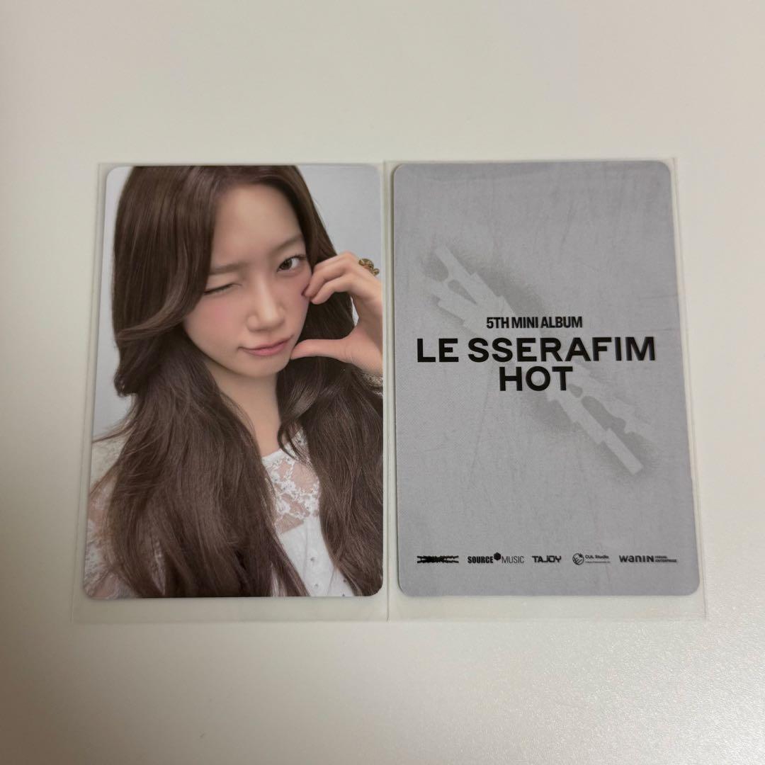 LE SSERAFIM ルセラ HOT 台北 台湾サイン会限定トレカ カズハ